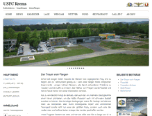 Tablet Screenshot of airfield-krems.eu